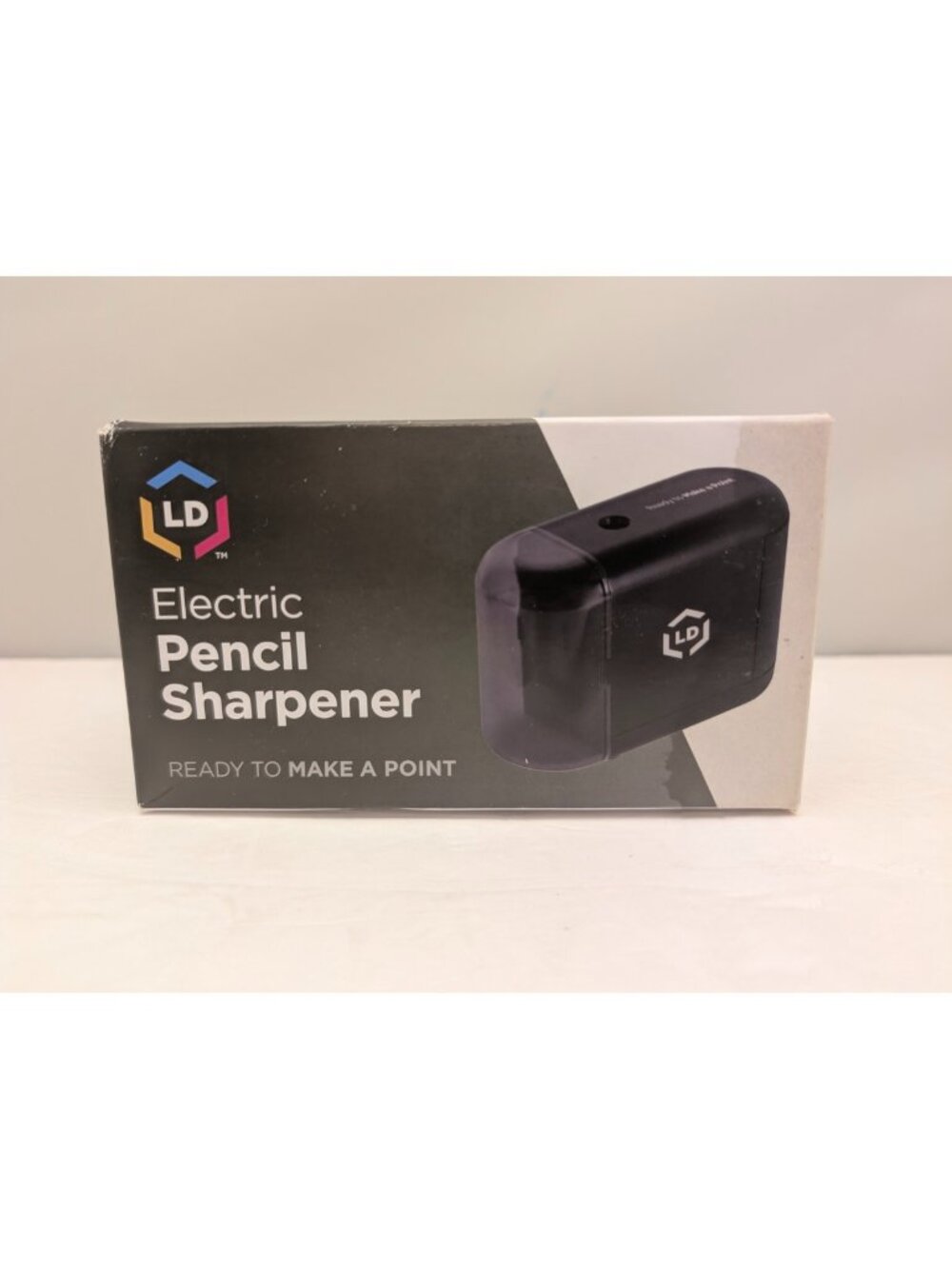 LD Electric Pencil Sharpener | 3 Settings | LDPSV5BK | X001VFPI8D | OPEN BOX